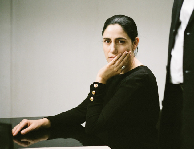 Ronit Elkabetz, Israeli film star, writer and director in her last film, “Gett: The Trial of Viviane Amsalem.”